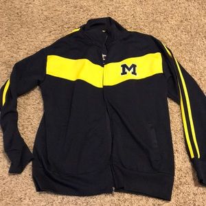 Men’s XL University of Michigan zip up jacket